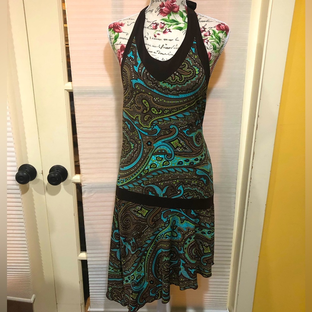 Y2K halter neck dress